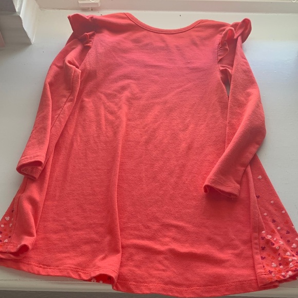 Disney Junior Coral Kids Minnie Mouse dress with Heart Pattern 3T - Picture 6 of 6